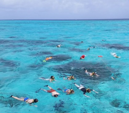 Snorkeling in the Cayman Islands