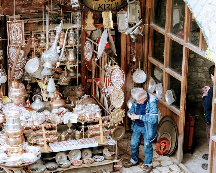 local artisan market stalls